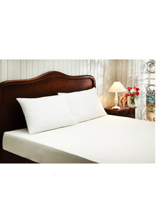 Простыня на резинке с наволочками Pamuksaten сатин 160*200, 50*70 ( 2 шт ) / Tivolio Home