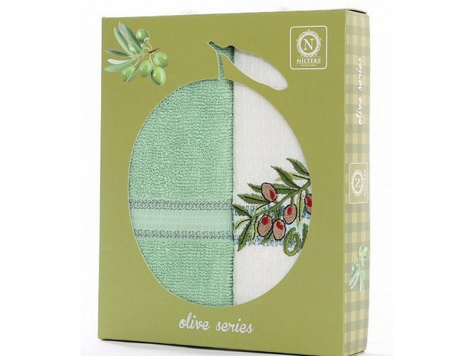 Набор полотенец Nilteks Fresh вафельно-махровые (40*60, 2 шт) / Activ Набор полотенец Nilteks Fresh вафельно-махровые (40*60, 2 шт) / Activ