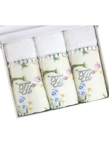 Набор полотенец Elenore махровые (30*50, 3 шт) / Tivolyo Home Набор полотенец Elenore махровые (30*50, 3 шт) / Tivolyo Home