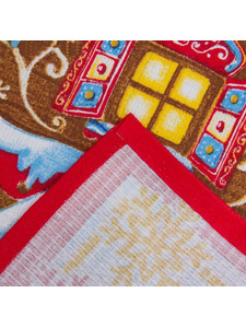 Полотенце 2670988 Пряничный домик вафельное 35*60 / Доляна