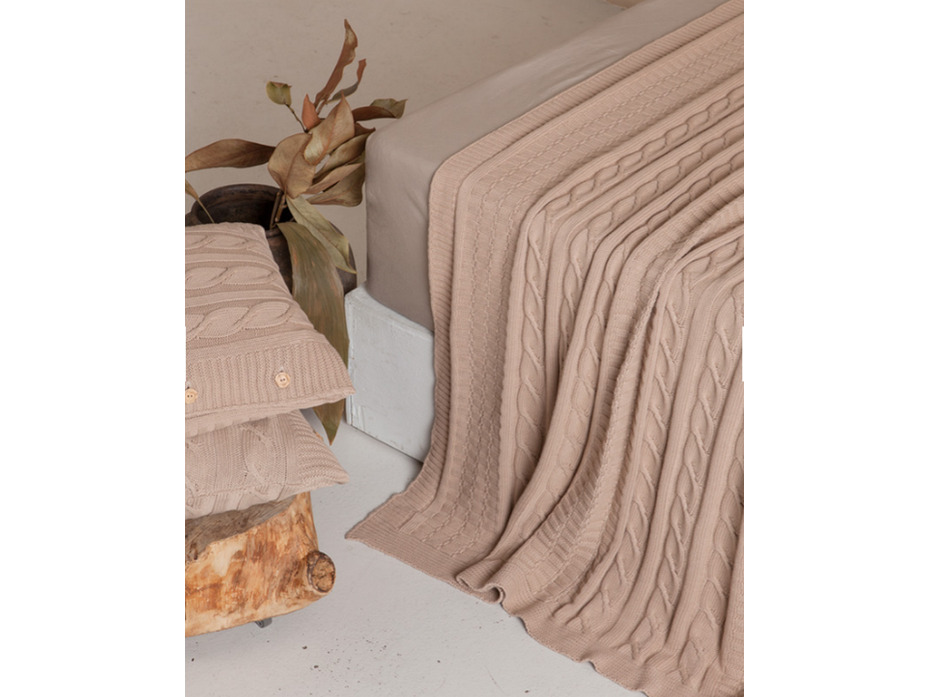 Плед Lux 233 вязаный 220*240 / Luxberry