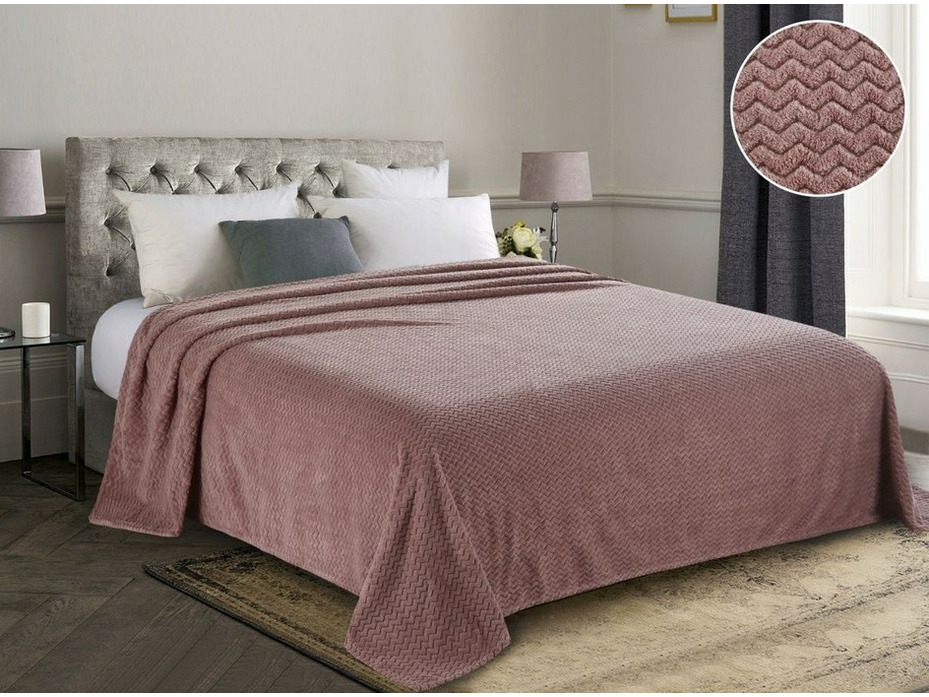 Плед Зиг-заг велсофт 200*220 / Tia Плед Зиг-заг велсофт 200*220 / Tia