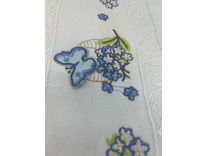 Полотенце 3004259 Цветы и бабочка махровое 35*75 / 7-я Полотенце 3004259 Цветы и бабочка махровое 35*75 / 7-я