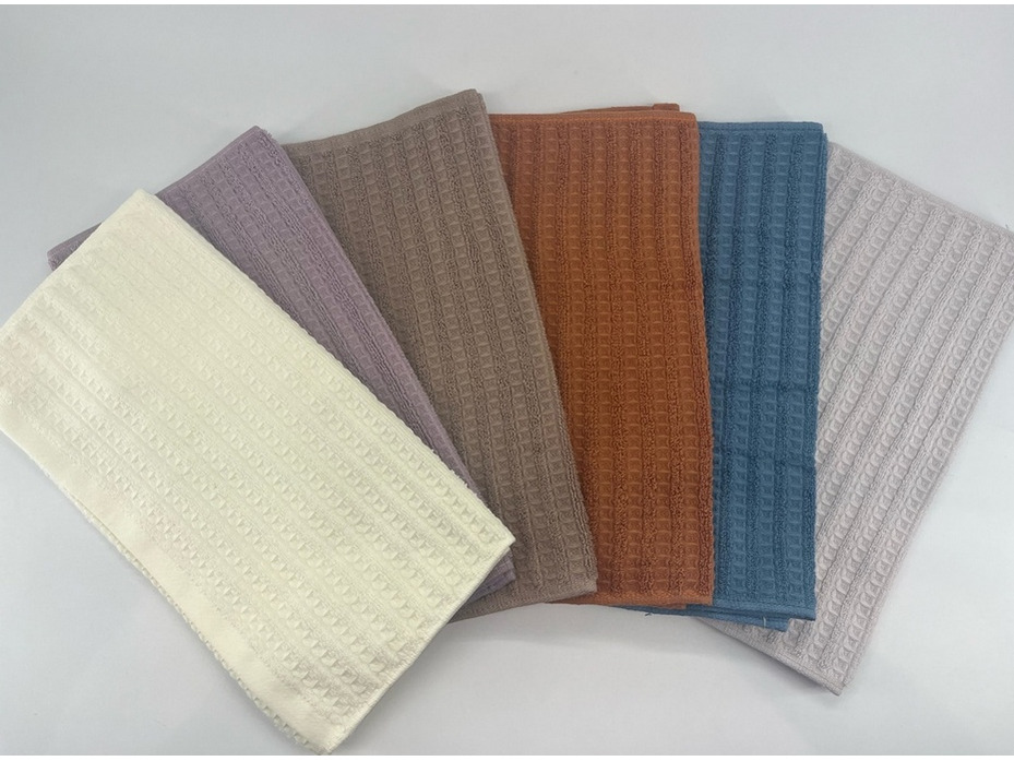 Полотенце 1904070 Вафля-махра вафельно-махровое 35*75 / 7-я