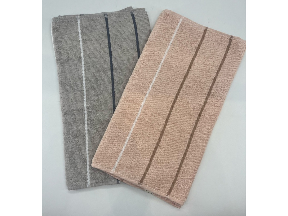 Полотенце 1504247 Узкие полоски махровое 35*75 / 7-я