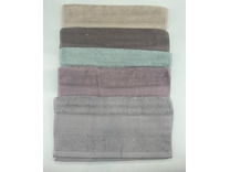 Полотенце 1504251 Однотонное с бордюром махровое 35*75 / 7-я