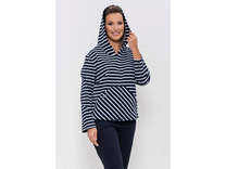 Костюм женский с капюшоном, лонгслив и брюки 922 / Cleo