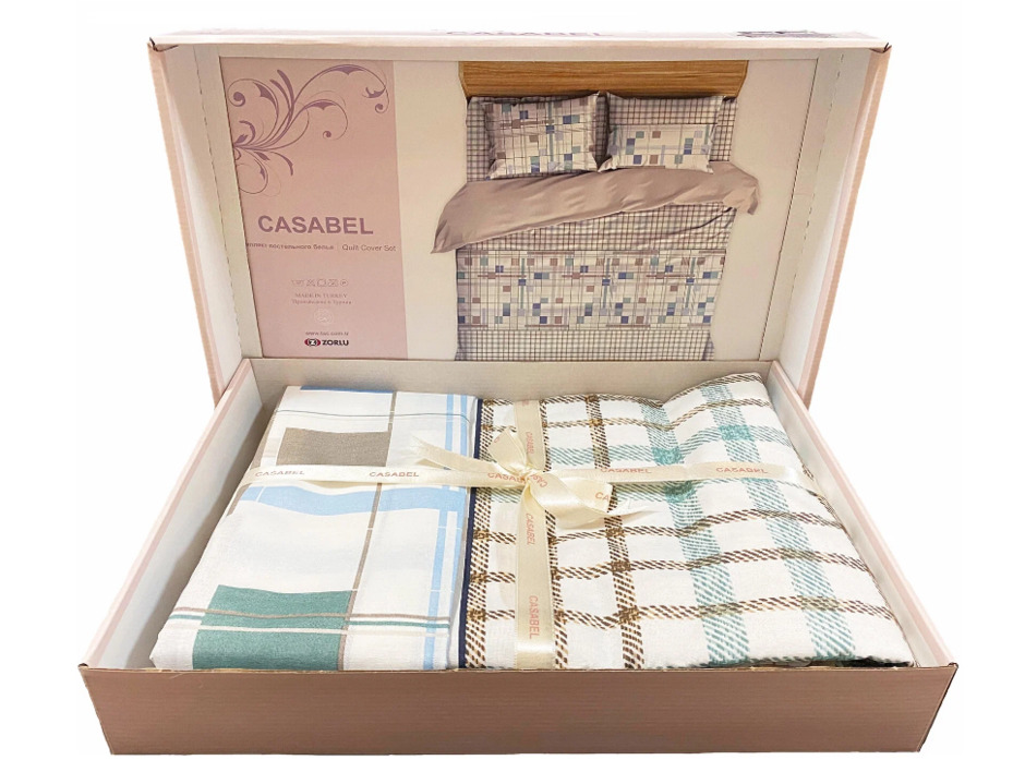 Постельное белье Line поликоттон Евро сп / Casabel