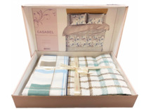 Постельное белье Line поликоттон Евро сп / Casabel