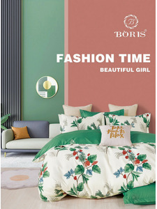 Постельное белье с простыней на резинке 0191 полисатин 2 сп / Boris Постельное белье с простыней на резинке 0191 полисатин 2 сп / Boris