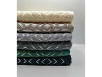 Полотенце 3006344 Ромбы серебро махровое 70*140 / 7-я