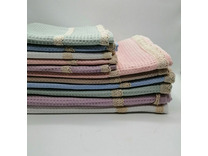 Полотенце 8505398 Вафельное с кружевом 50*90 / 7-я