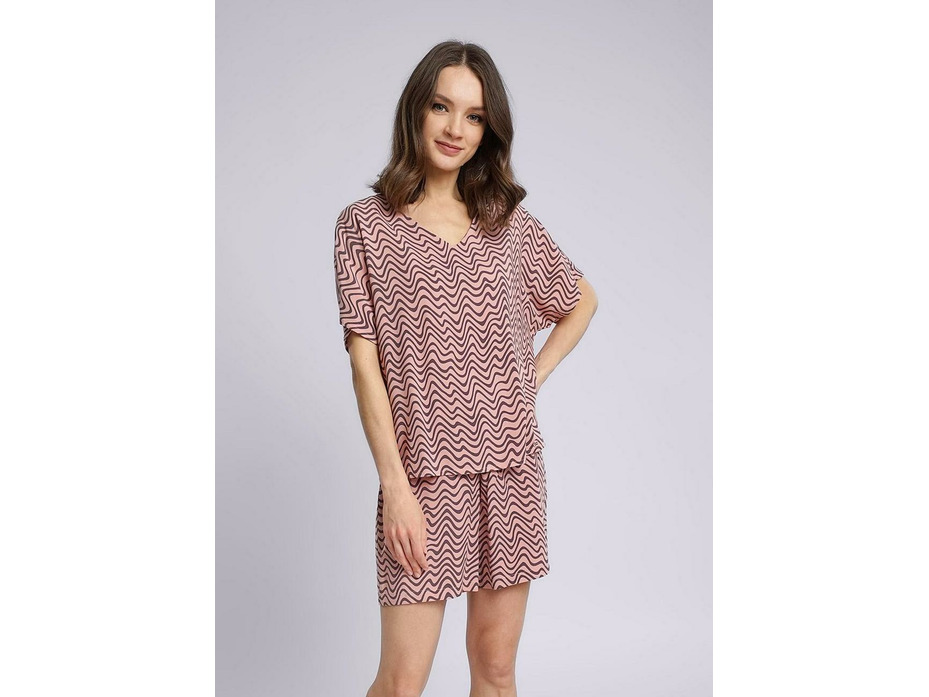 Костюм женский, футболка и шорты LP23-1030 / Clever