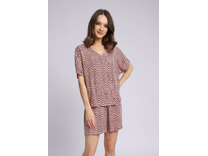 Костюм женский, футболка и шорты LP23-1030 / Clever