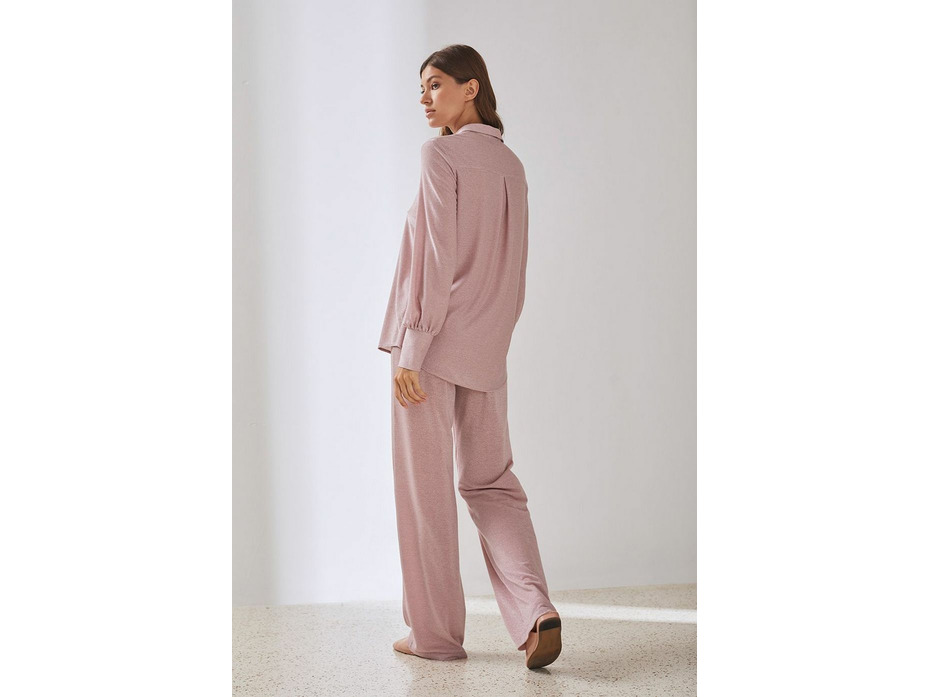 Костюм женский, рубашка и брюки 51975-3 + 51974-3 / Laete