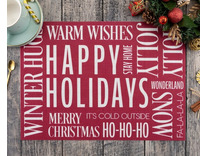 Салфетка 4780309 Happy Holidays пвх 29*40 / Доляна Салфетка 4780309 Happy Holidays пвх 29*40 / Доляна