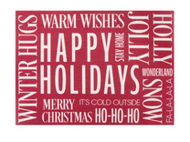 Салфетка 4780309 Happy Holidays пвх 29*40 / Доляна Салфетка 4780309 Happy Holidays пвх 29*40 / Доляна