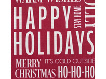 Салфетка 4780309 Happy Holidays пвх 29*40 / Доляна Салфетка 4780309 Happy Holidays пвх 29*40 / Доляна