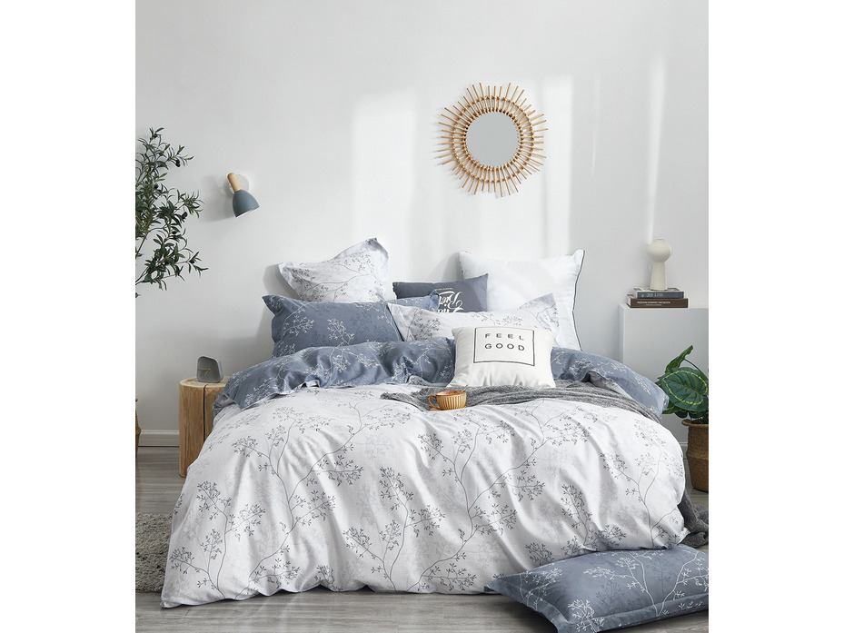 Постельное белье 7286 сатин Евро сп / Butterfly