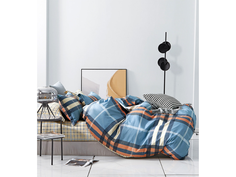 Постельное белье 1216 сатин 1,5 сп / Butterfly