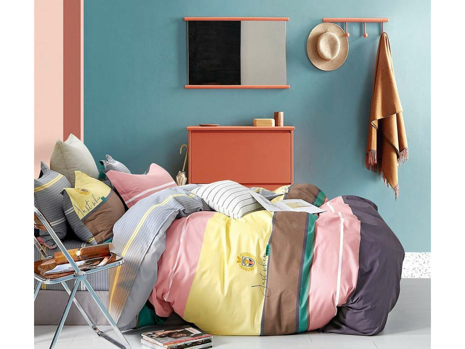 Постельное белье 840 сатин Евро сп / Butterfly