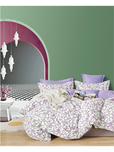 Постельное белье 7273 сатин 1,5 сп / Butterfly