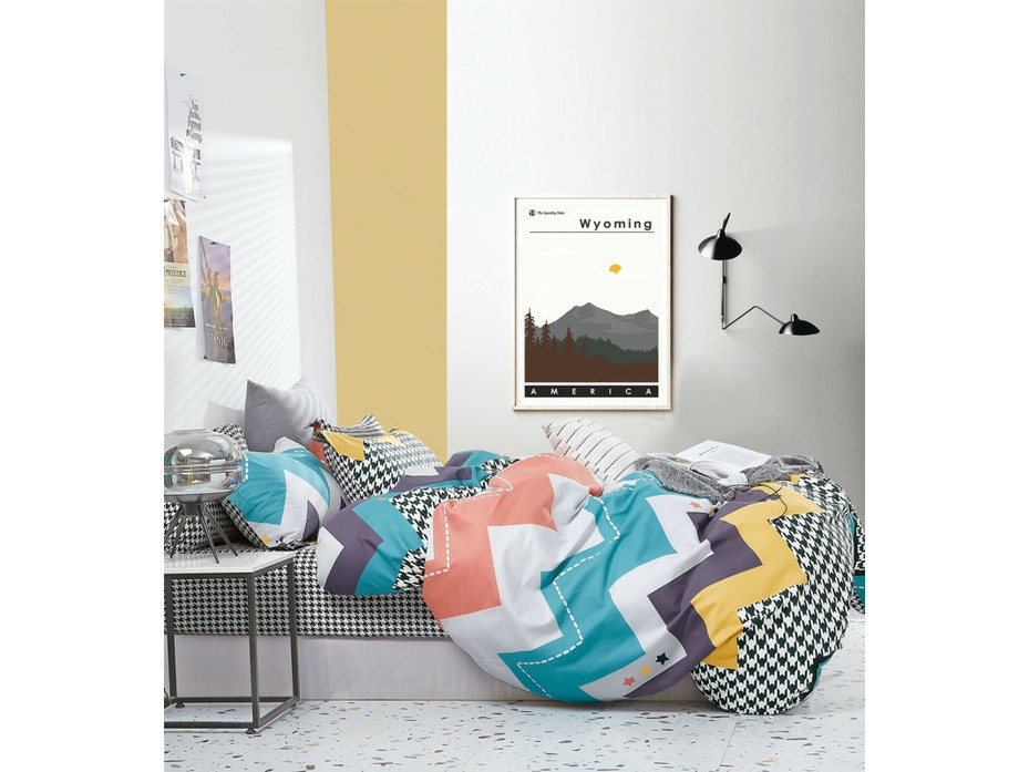 Постельное белье 1025 сатин 1,5 сп / Butterfly