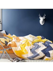 Постельное белье 729 сатин 1,5 сп / Butterfly