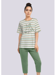 Костюм женский, футболка и капри LP23-1020y Бриз / Clever