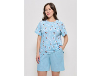 Костюм женский, футболка и шорты 1152 Якорь / Cleo Костюм женский, футболка и шорты 1152 Якорь / Cleo