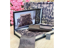 Постельное белье Leopard сатин премиум Евро сп / Istanbul Home Collection