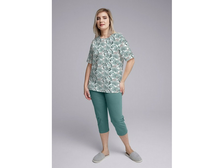 Костюм женский Флёр, футболка и капри LP23-1046/1y / Clever