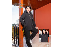 Костюм женский, толстовка и брюки O66-7016 / Cocoon