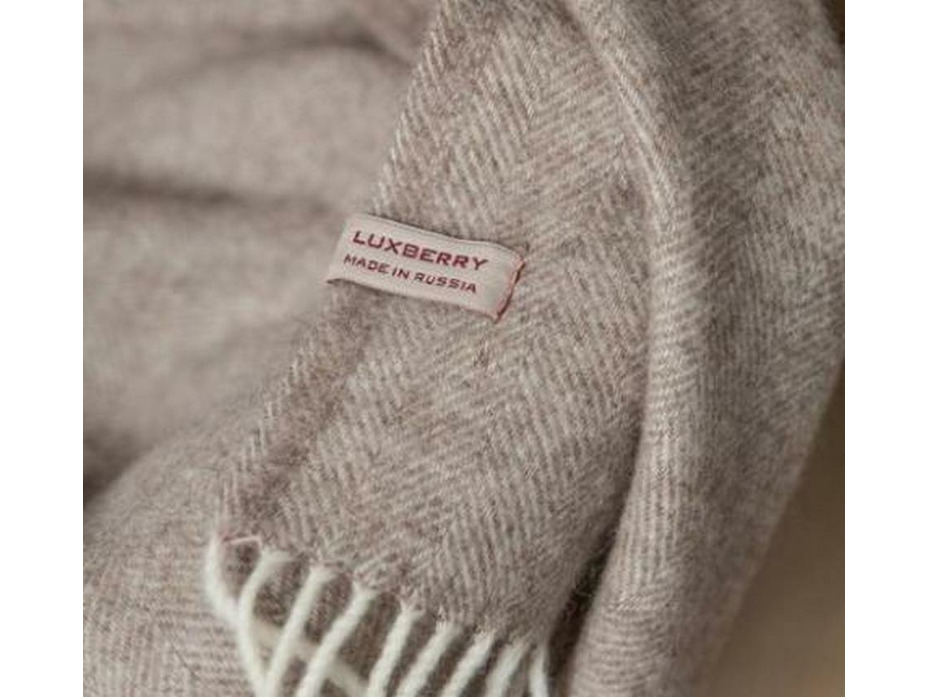 Плед Lord шерстяной 140*200 (аромасаше лаванда) / Luxberry