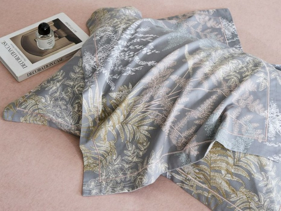 Постельное белье с простыней на резинке 2073-6/160 фланель Евро / Asabella Постельное белье с простыней на резинке 2073-6/160 фланель Евро / Asabella