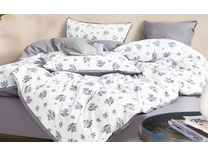 Постельное белье с простыней на резинке 2082-6/180 фланель Евро / Asabella