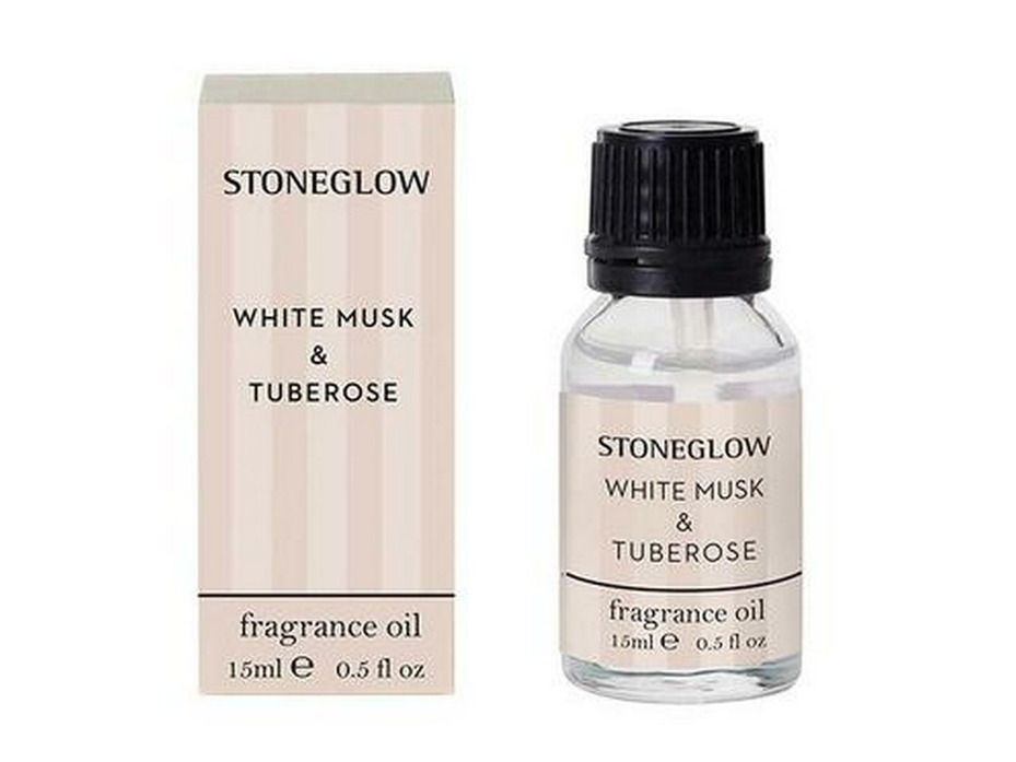 Белый мускус и Тубероза, Ароматное масло 15 мл / Stoneglow