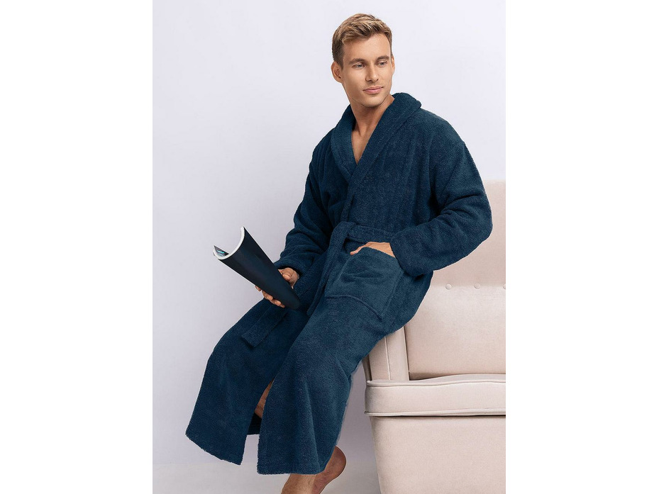 Халат мужской МХ430610 махровый / Clever