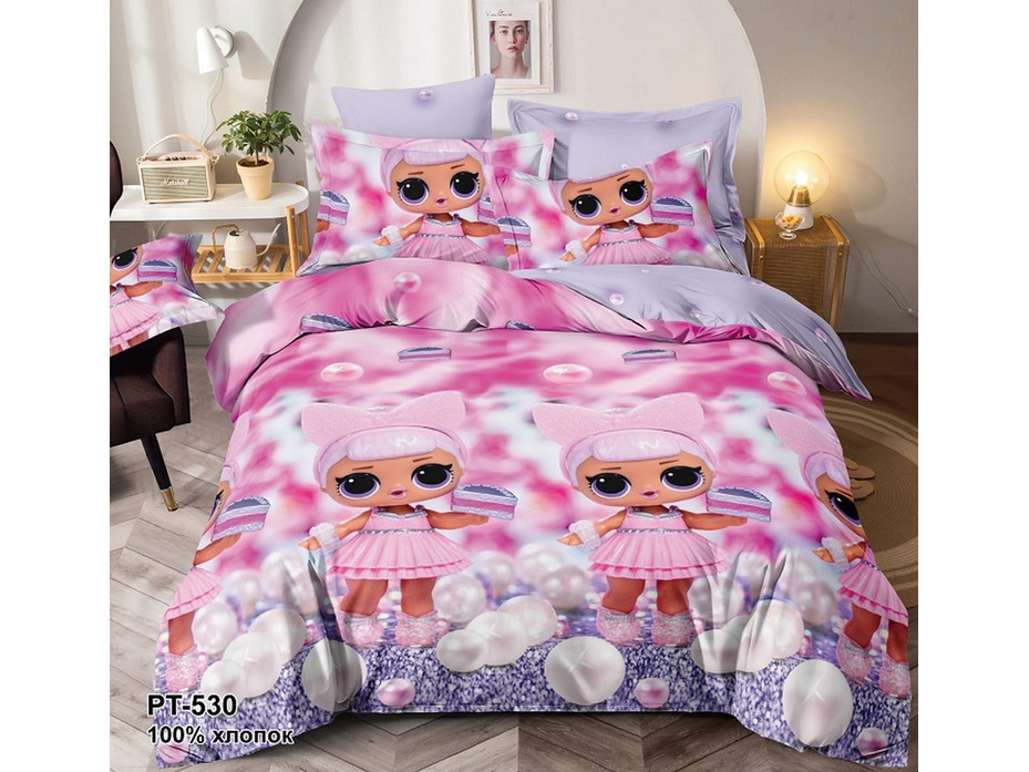 Постельное белье 530 поплин 1,5 сп / Butterfly