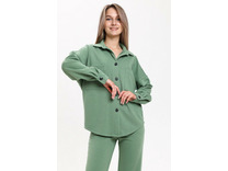 Костюм женский, рубашка и брюки 21 15 81 Ананасы в шампанском / Золотое Руно