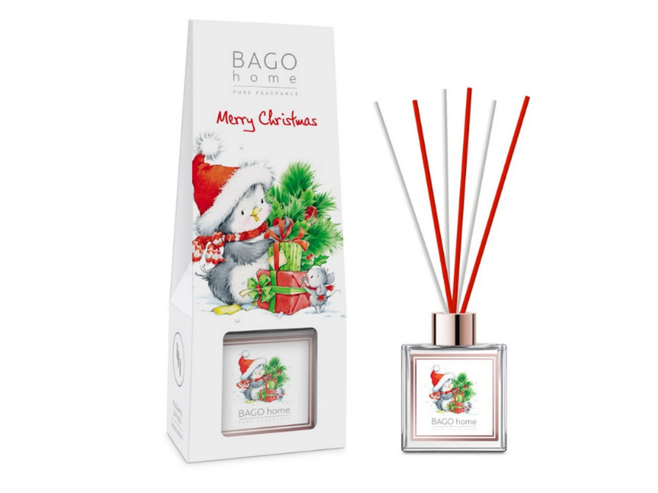 С новым годом BGF0103, Диффузор с палочками, 75 мл / Bago Home С новым годом BGF0103, Диффузор с палочками, 75 мл / Bago Home