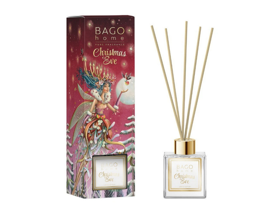 Ночь перед рождеством НГ BFS0103, Диффузор с палочками, 90 мл / Bago Home