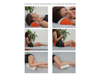 Подушка- валик ППУ-3009 Makura синтетическое волокно 15*30 / Espera