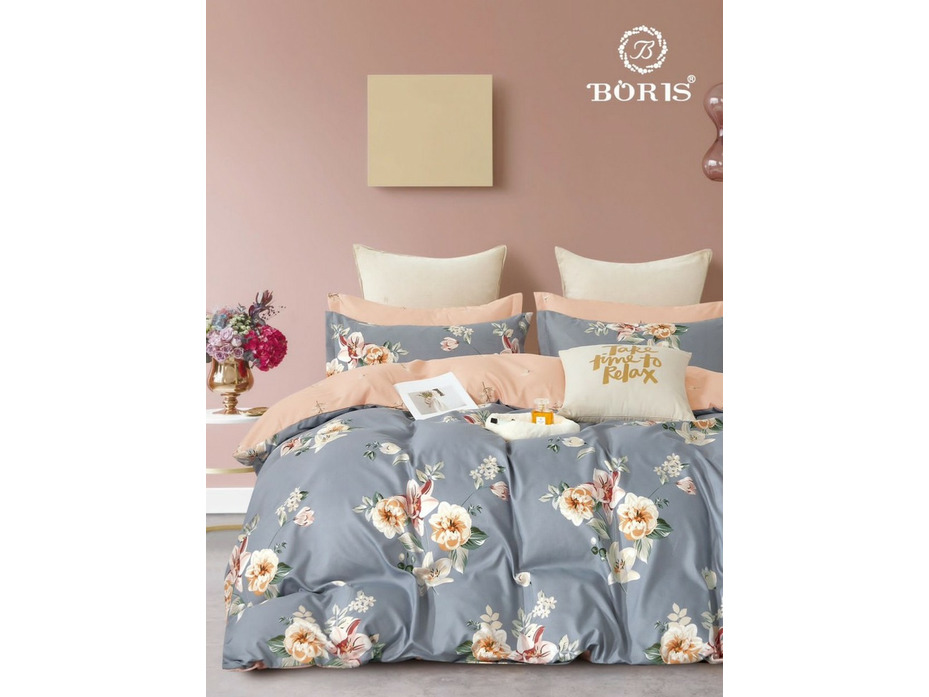 Постельное белье 0222 полисатин 2 сп / Boris
