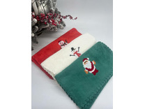 Полотенце 10041097 Санта и снеговик НГ микрофибра 35*75 / 7-я Полотенце 10041097 Санта и снеговик НГ микрофибра 35*75 / 7-я