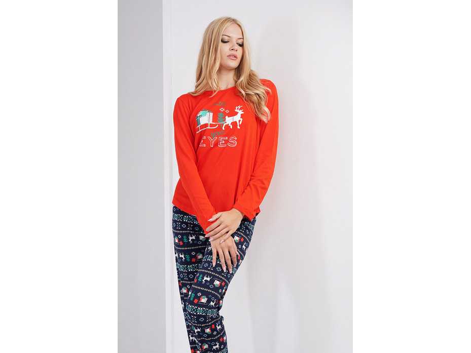 Костюм женский, лонгслив и брюки 305139 5227 Финляндия / Vienetta