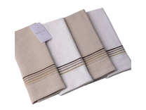 Набор полотенец Lines вафельно-махровые (30*50, 4 шт) / Maison Dor
