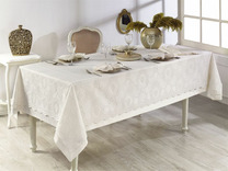 Столовый набор Mirinella хлопковый (скатерть 160*320, салфетки 40*40 16 шт) / Maison Dor