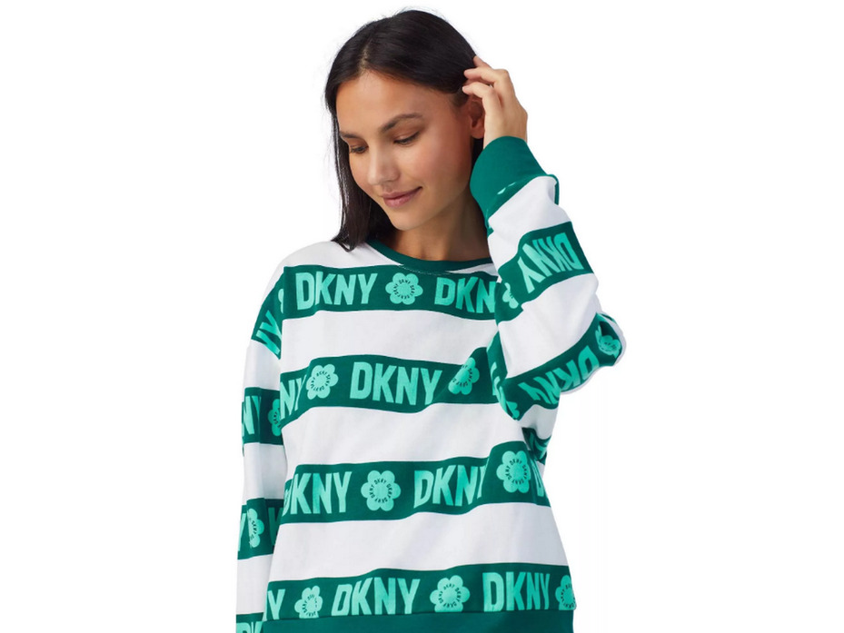 Пижама женская, лонгслив и шорты YI90002 Seasonal shift / DKNY