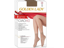 Носки женские 2 пары в наборе Ciao 40 / Golden Lady